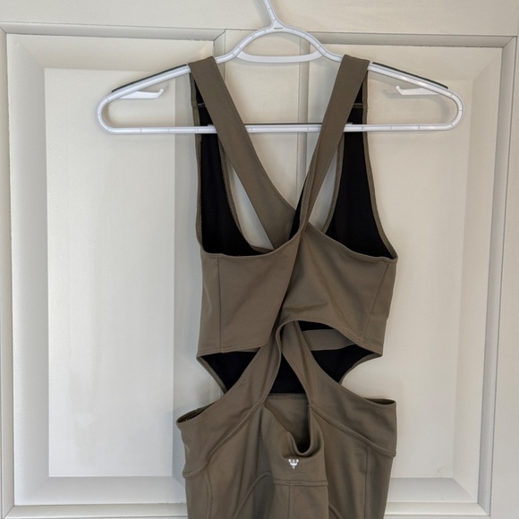 New! Free Movement x Free People Back It Up Jumpsuit Sage 45454 - Picture 8 of 14